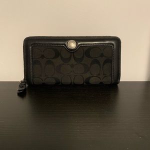 Coach Zip Around Wallet
